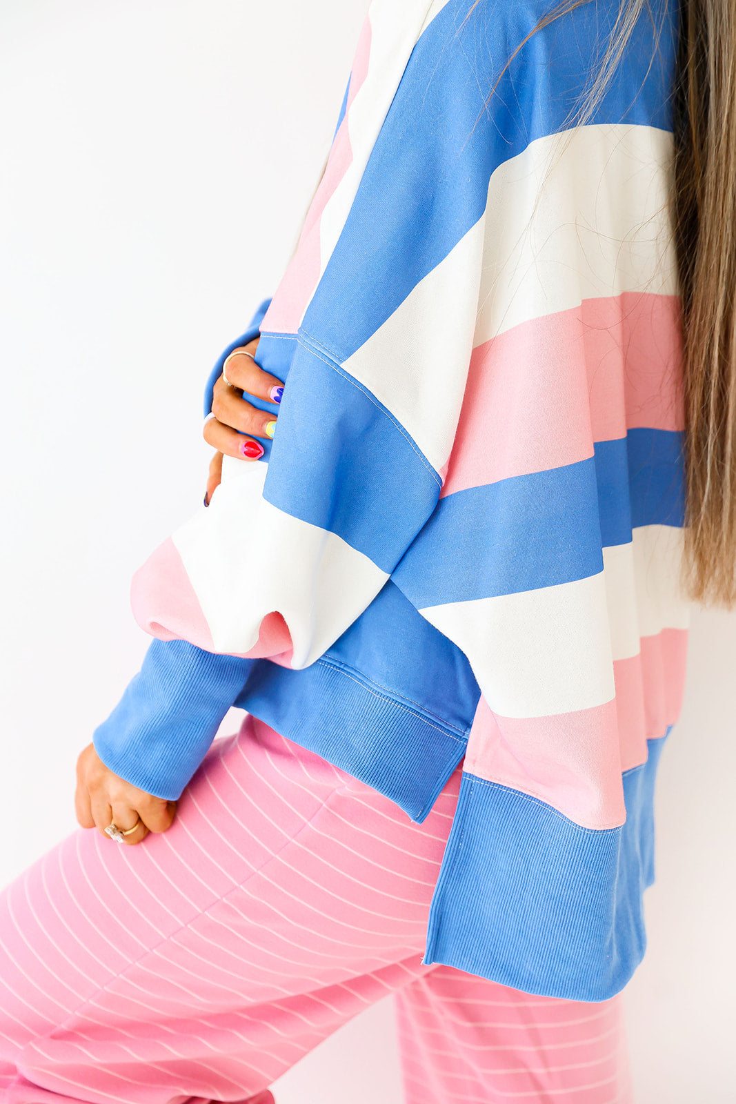 Sweet Escape Stripe Pullover