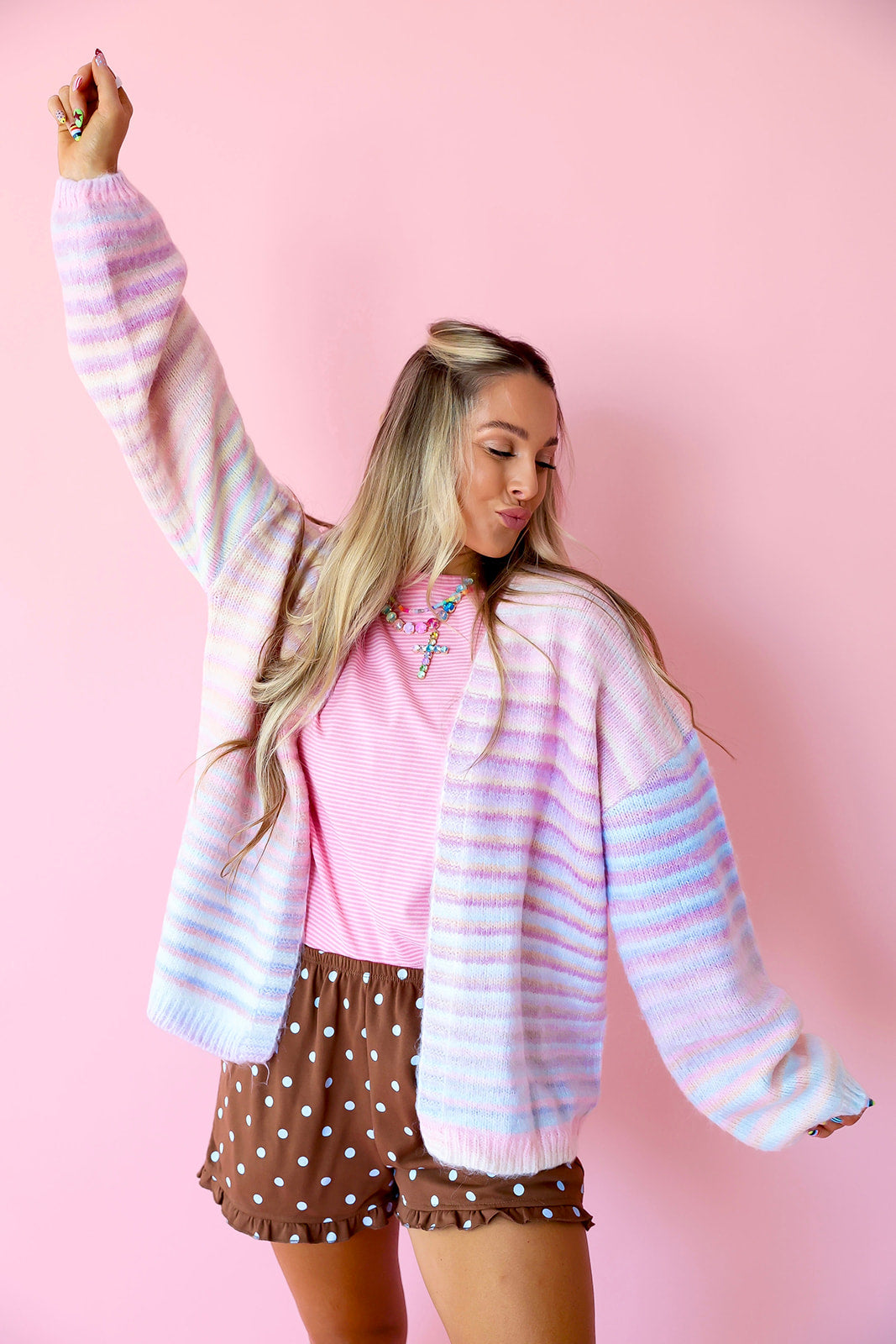 Sweet Talk Stripe Cardigan