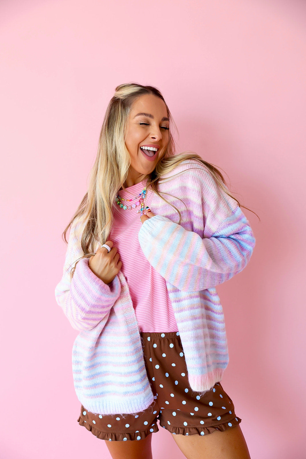 Sweet Talk Stripe Cardigan