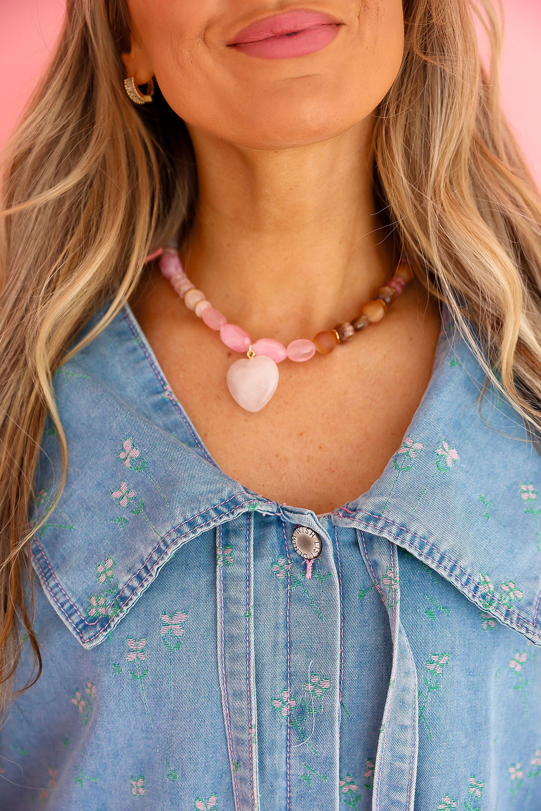 Sweetest Stitch Denim Dress L