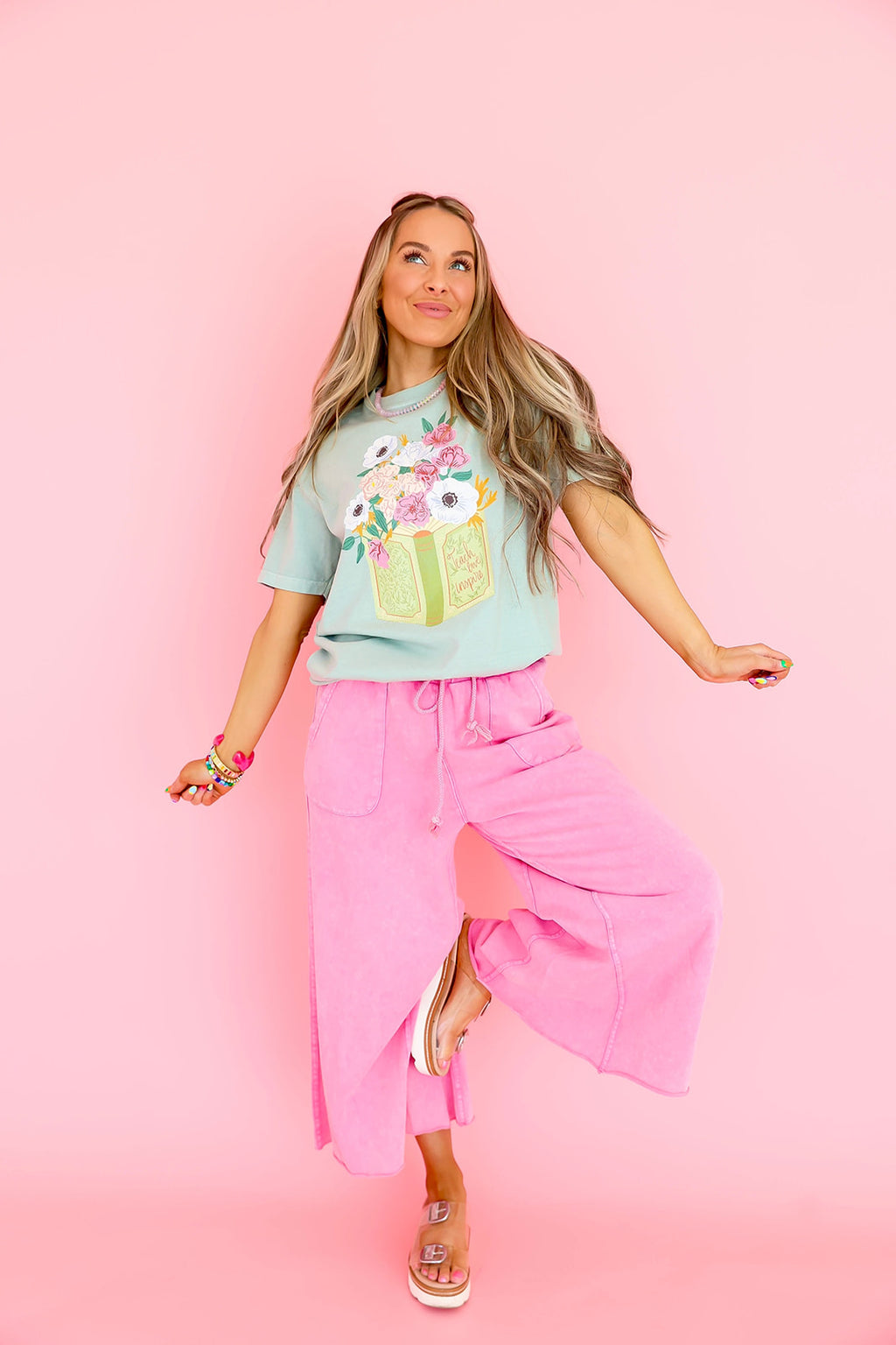 Teach Love Inspire Graphic Tee – Sage