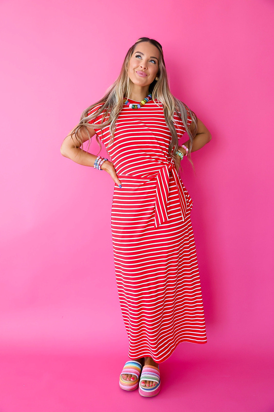 Teacher's Edition Maxi Dress – Red