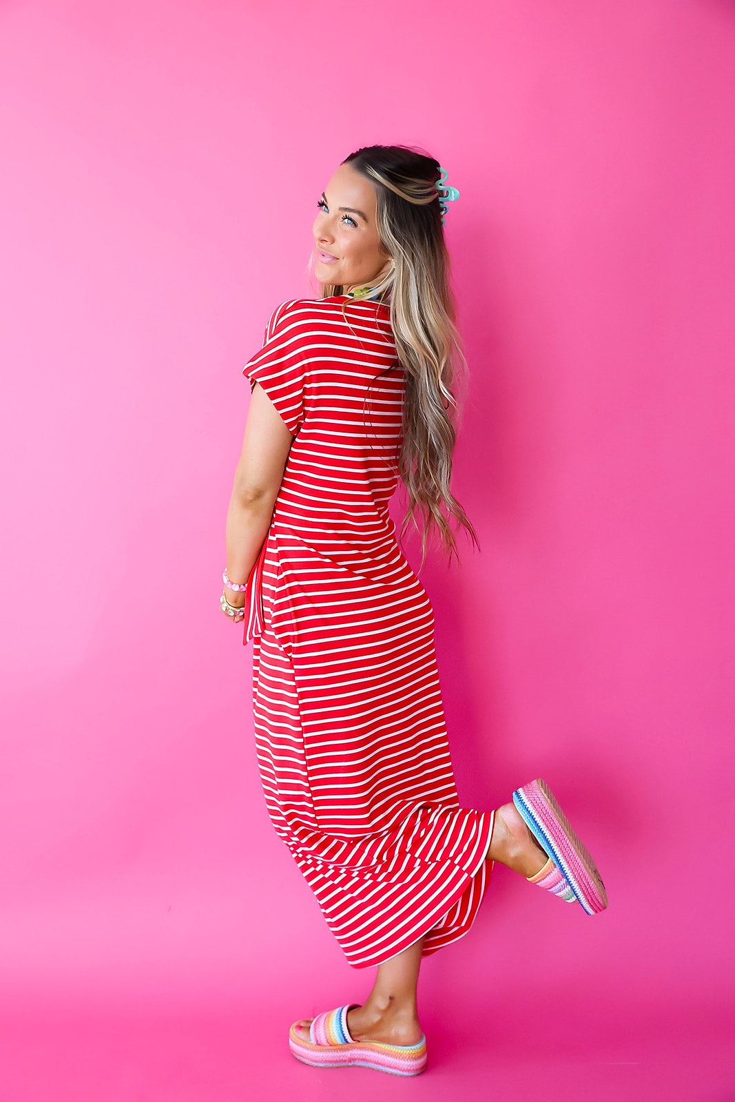 Teacher's Edition Maxi Dress – Red