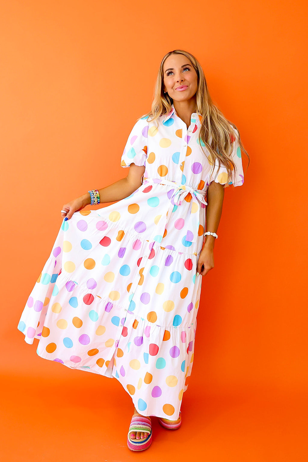 Teacher's Palette Maxi Dress – Polka Dots – Shop Confetti Closet