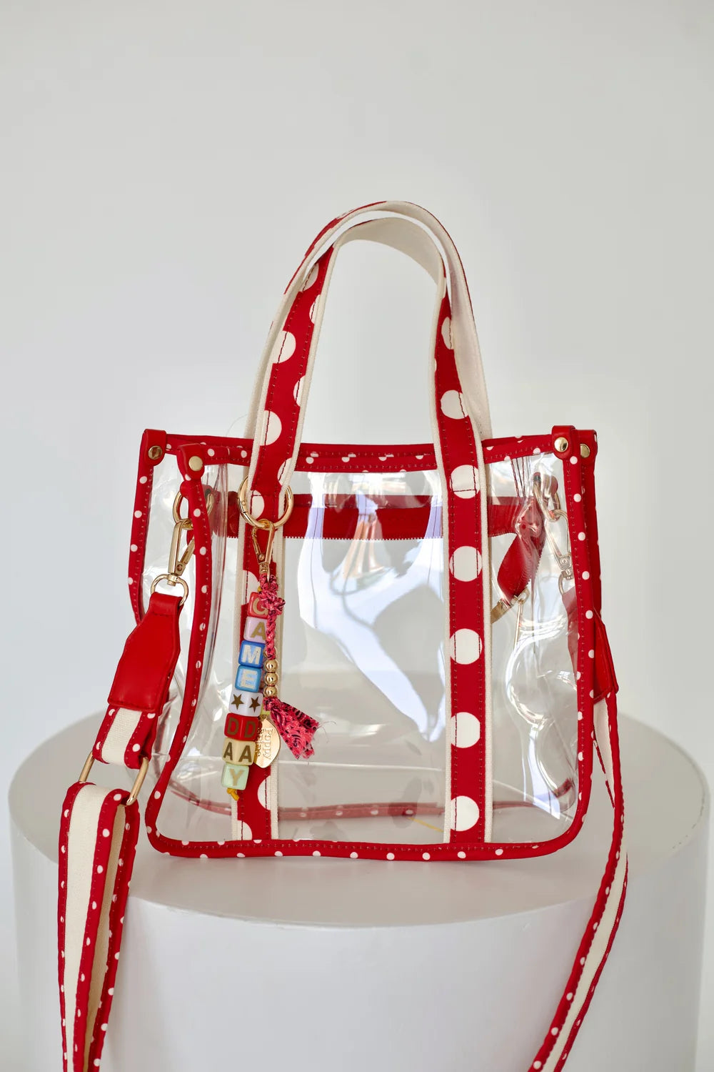 Stadium Sweetheart Bag - Red/White