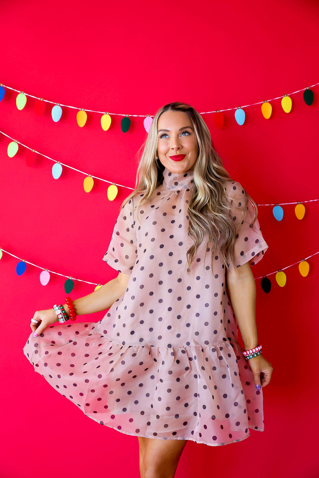 The Champagne Charm Dress