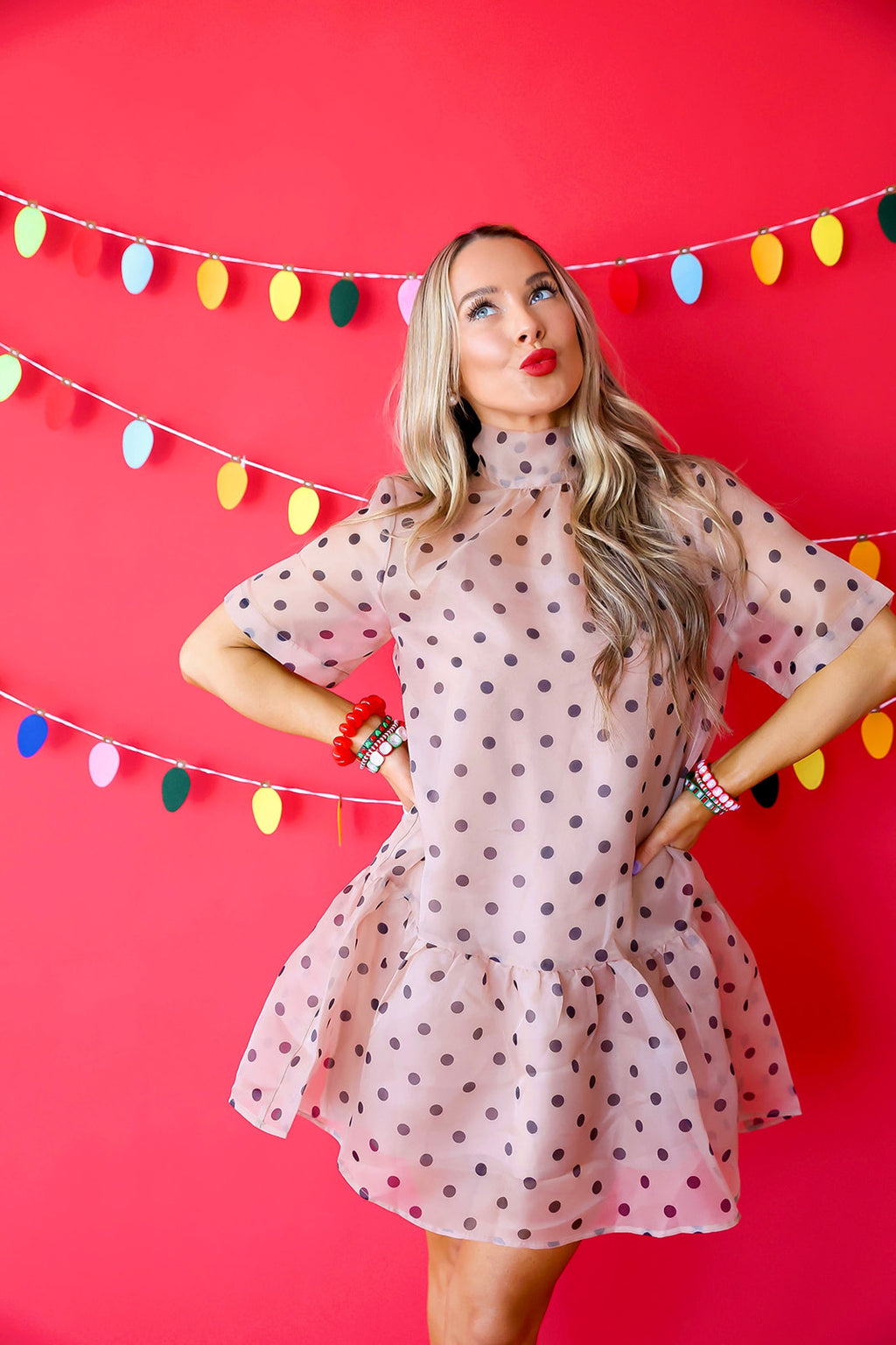 The Champagne Charm Dress