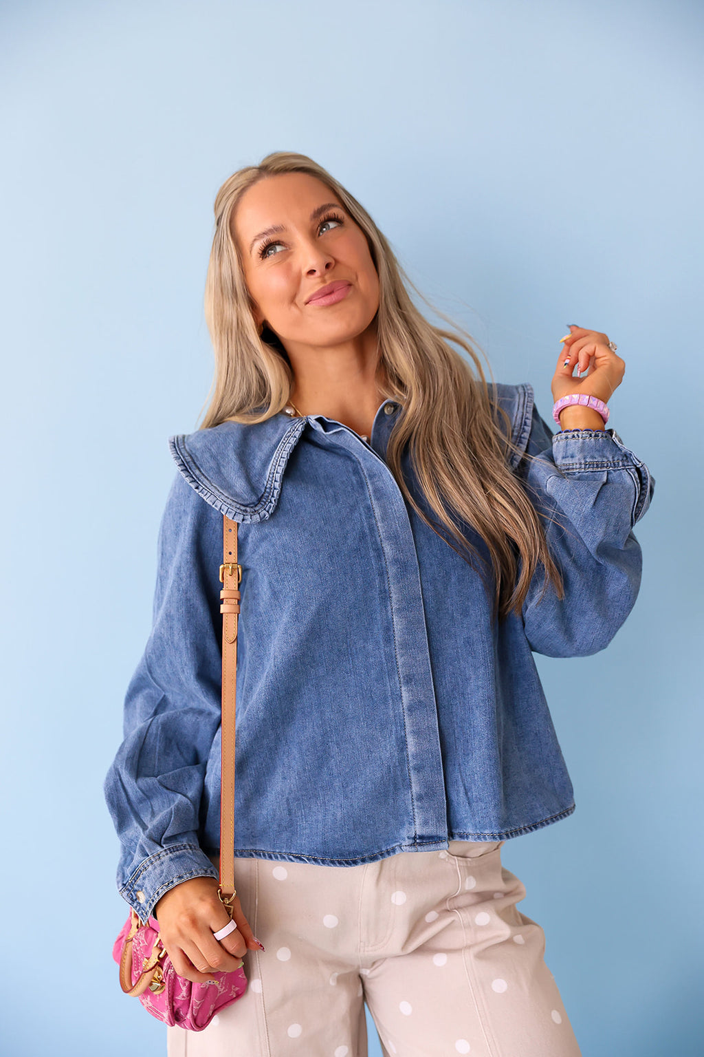 The Denim Darling Top