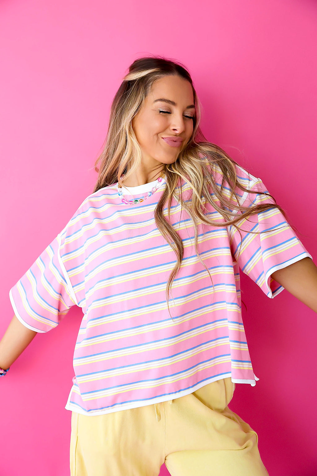The Easygoing Stripe Tee Restock