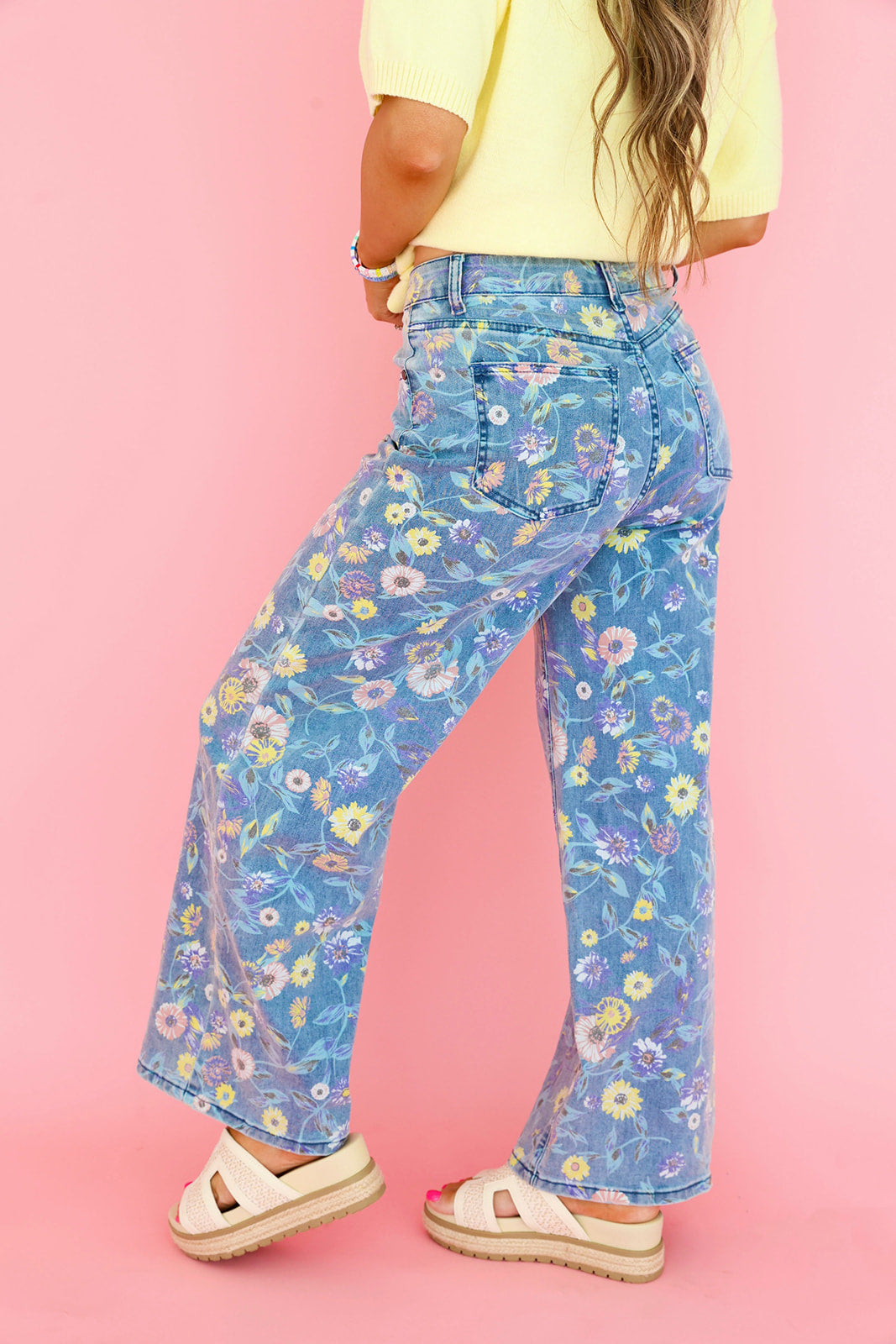 The Flower Market Denim Pants