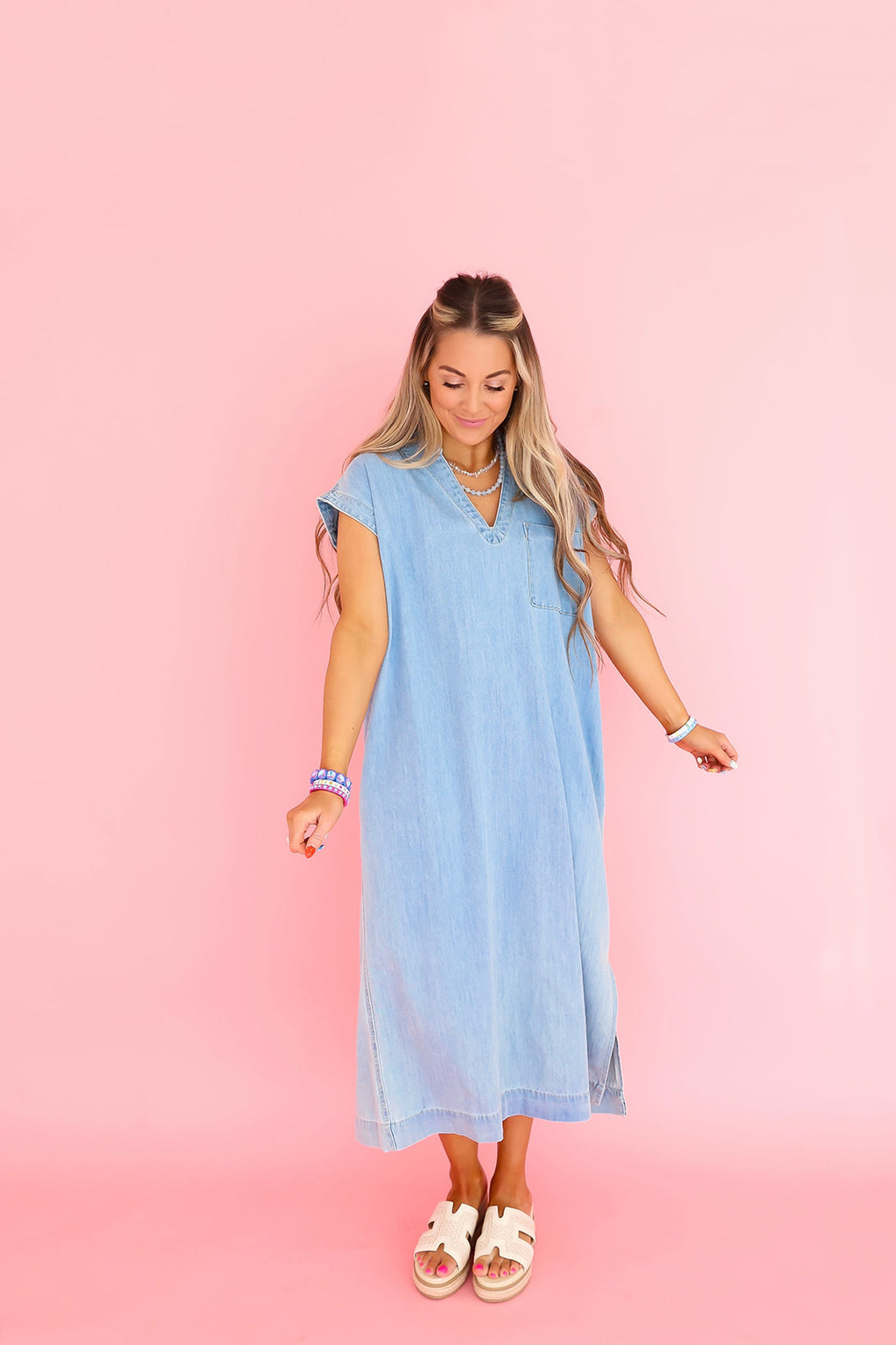 The Go-To Chambray Maxi