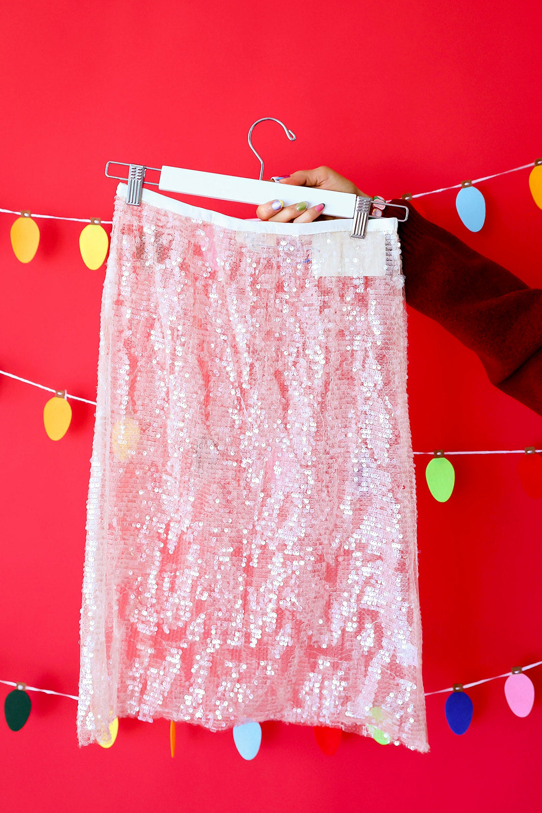 The Sparkle Social Sequin Skirt