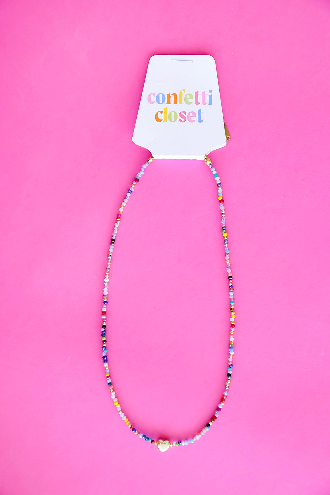 Tiny Gold Heartbeat Necklace *Restock*