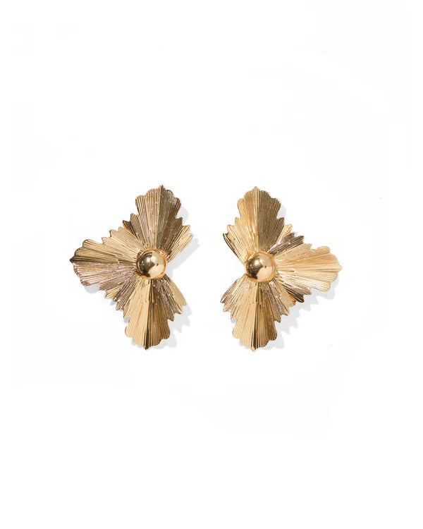 Anya Statement Earrings-Gold
