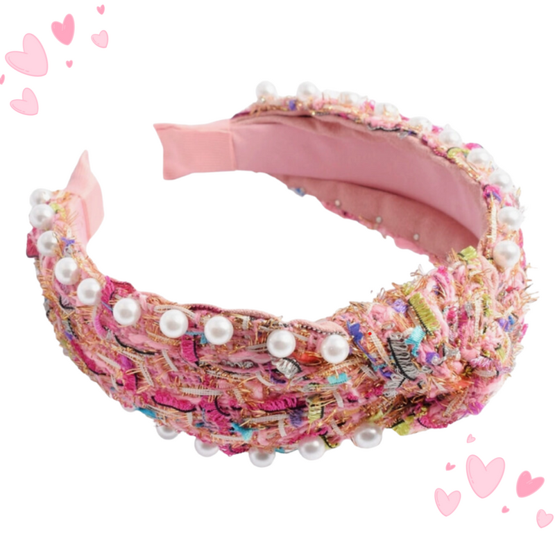 It Girl Headband-Pink