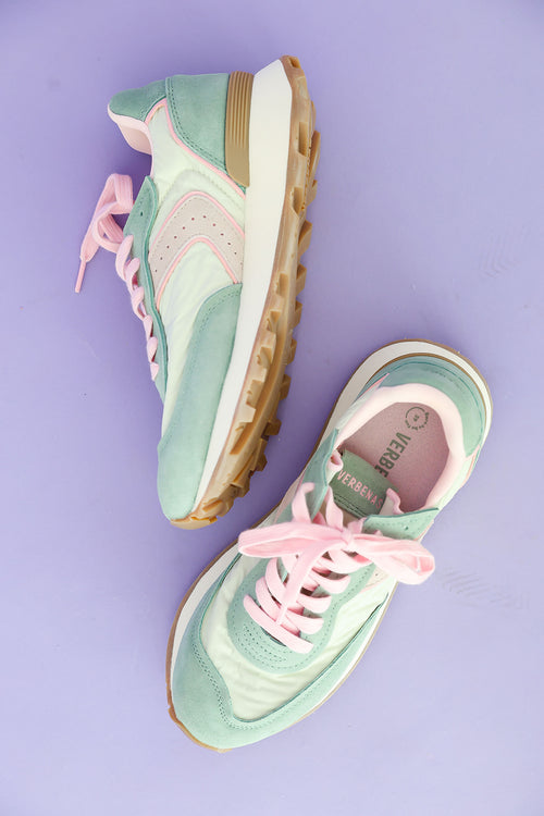 Verbenas Clodette Tessalli Sneakers – Olive/Pink