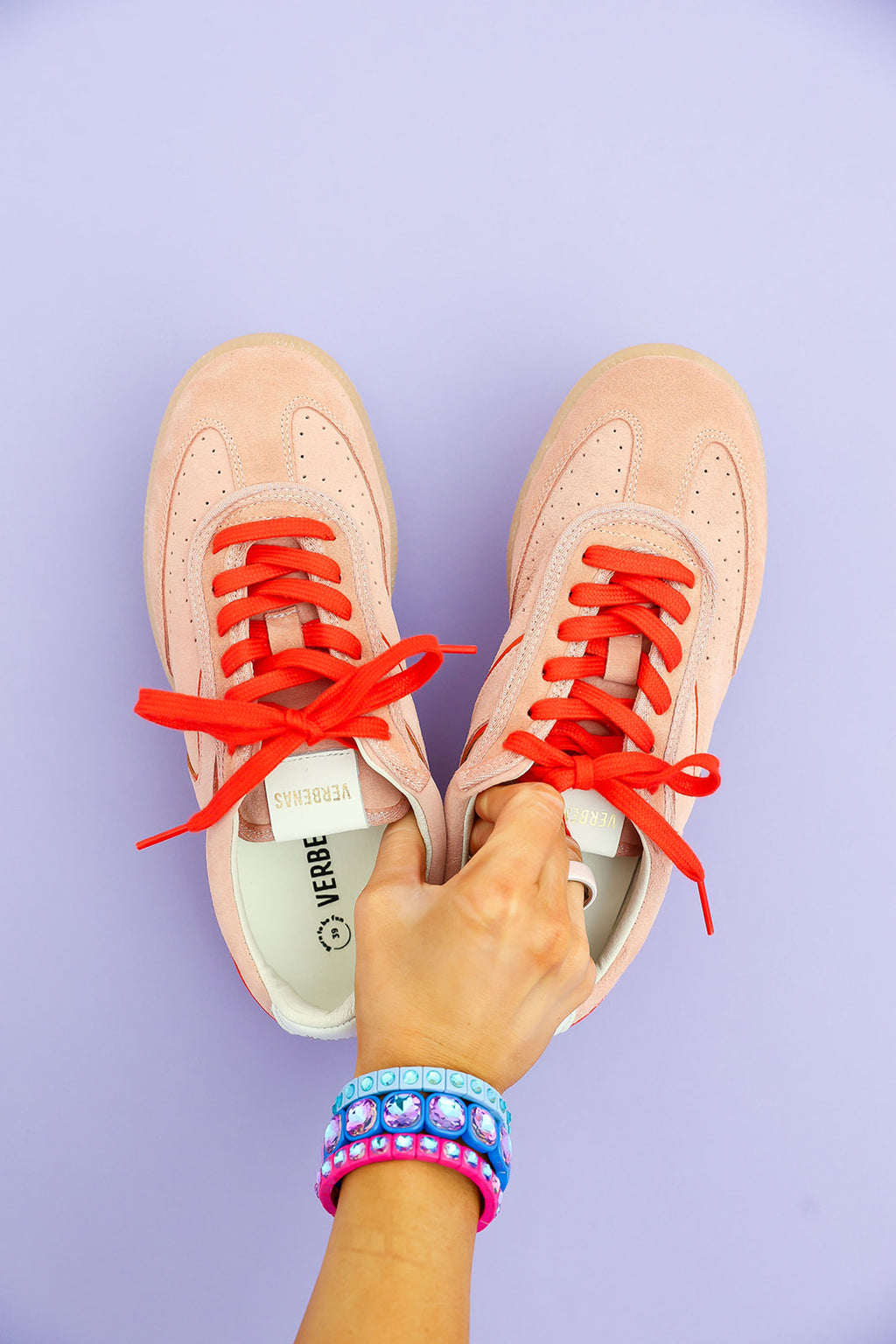 Verbenas Sound Bralia Sneakers - Salmone/Coral