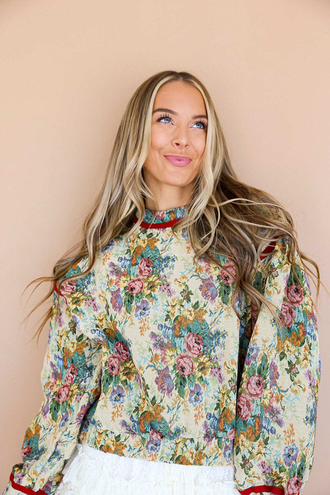 Vintage Tapestry Top