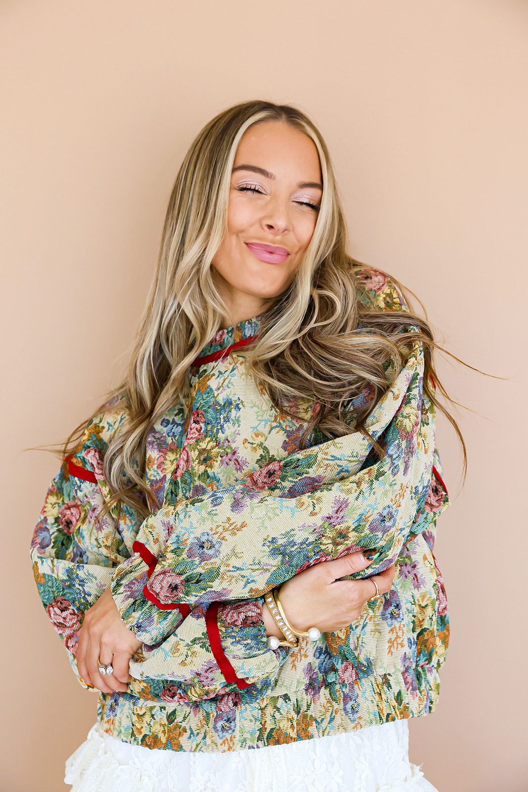 Vintage Tapestry Top