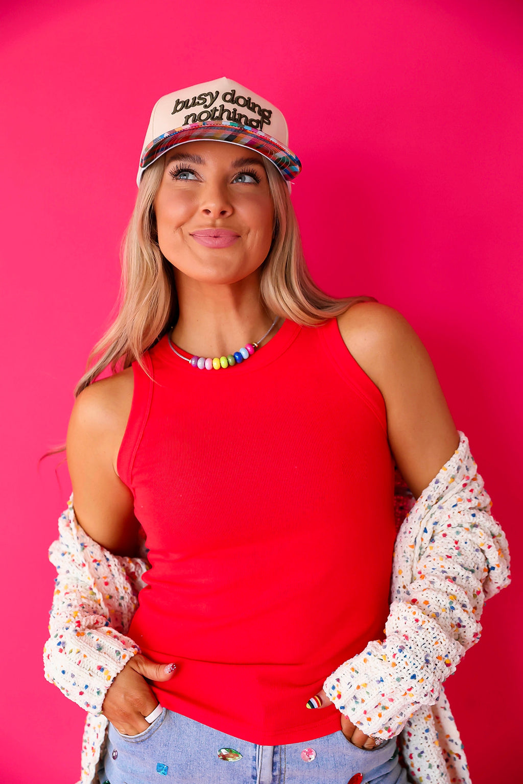 Wear It Everywhere Tank - Cherry