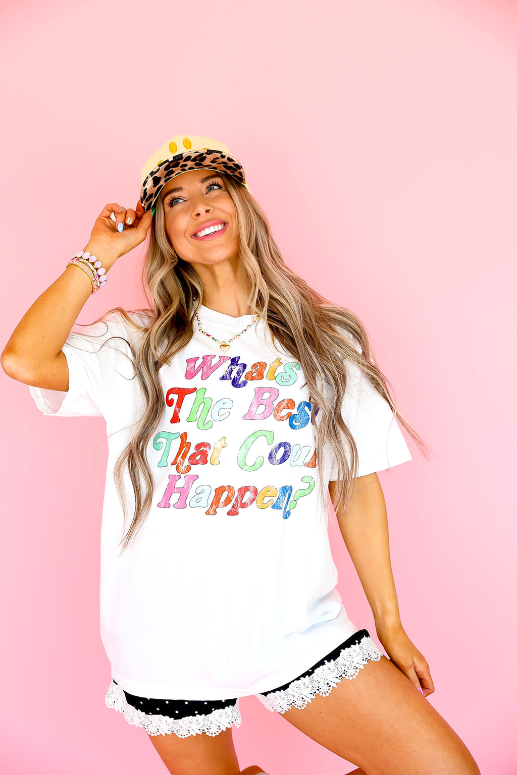 What's The Best That Could Happen Tee-White