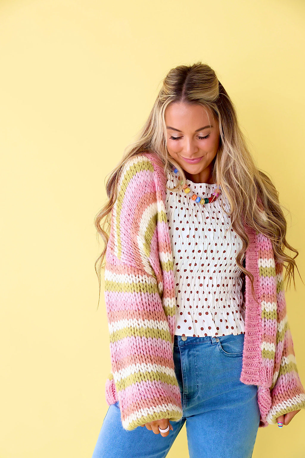 Woodland Wander Cardigan- Rose