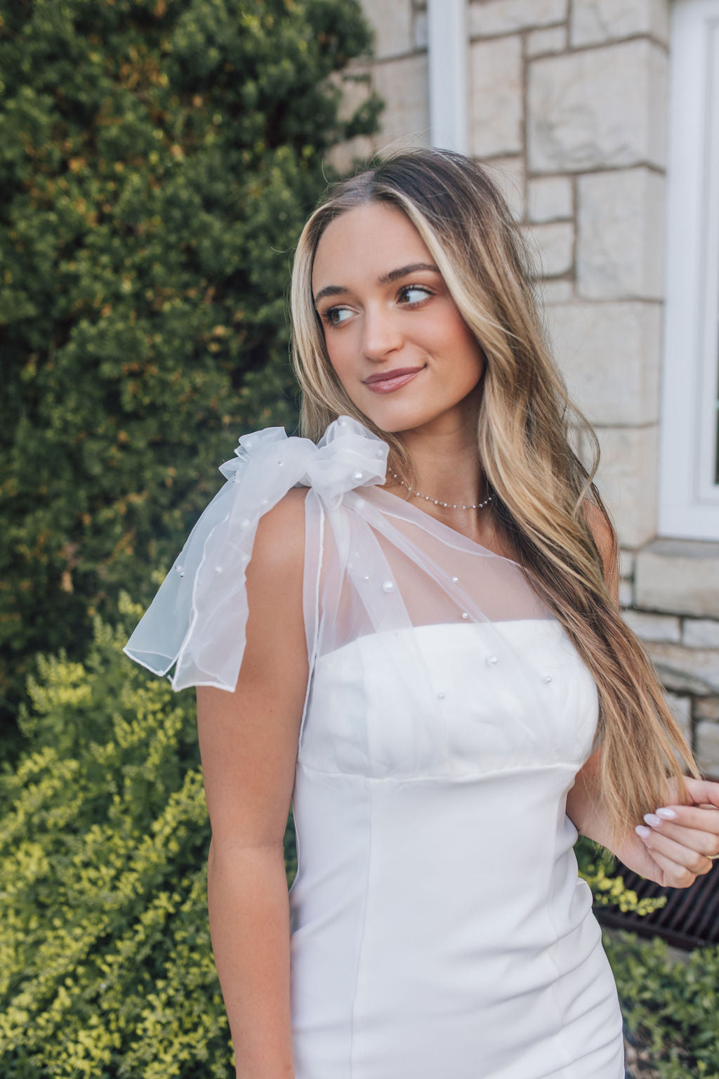 Bridal Moment One Shoulder Dress