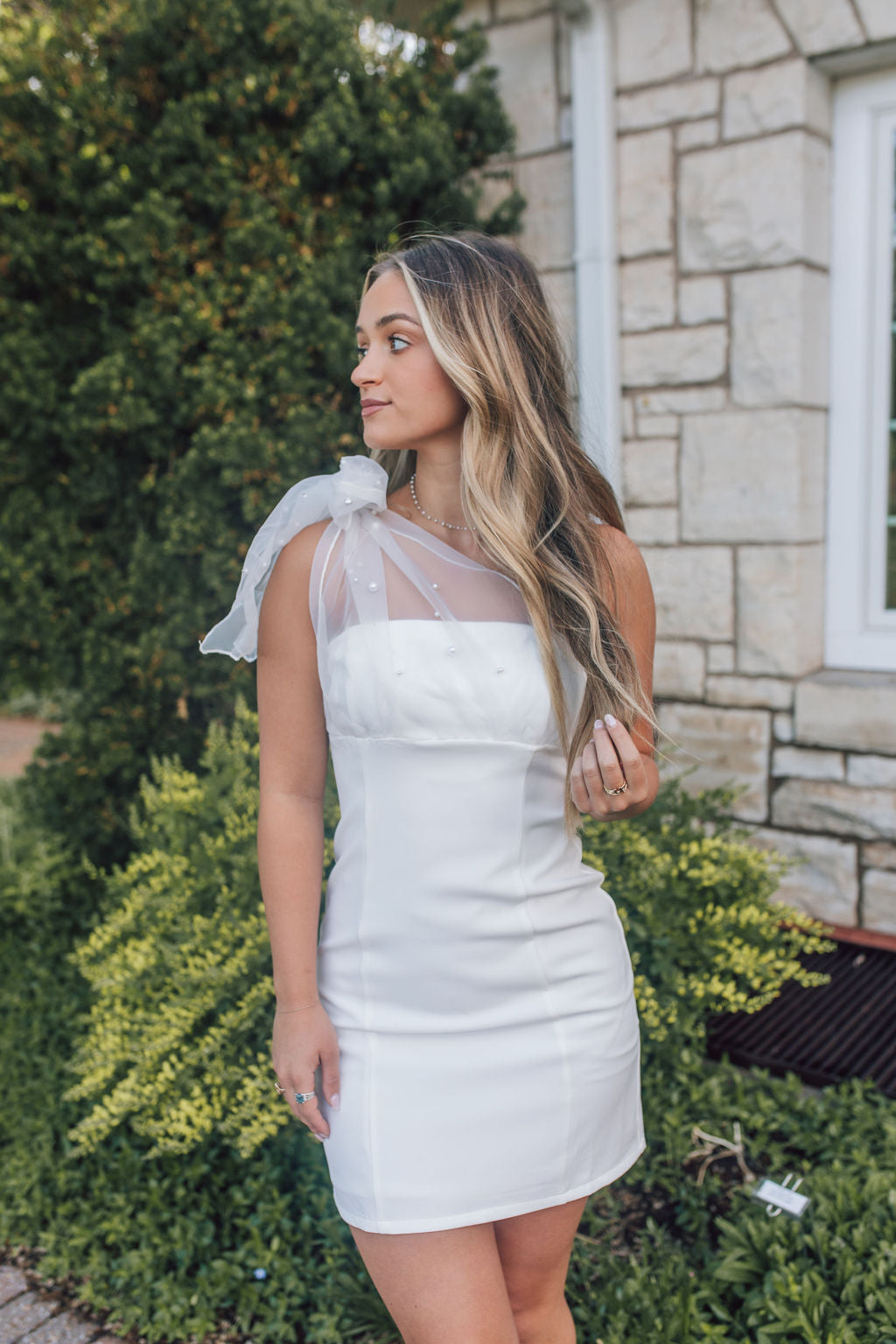 Bridal Moment One Shoulder Dress