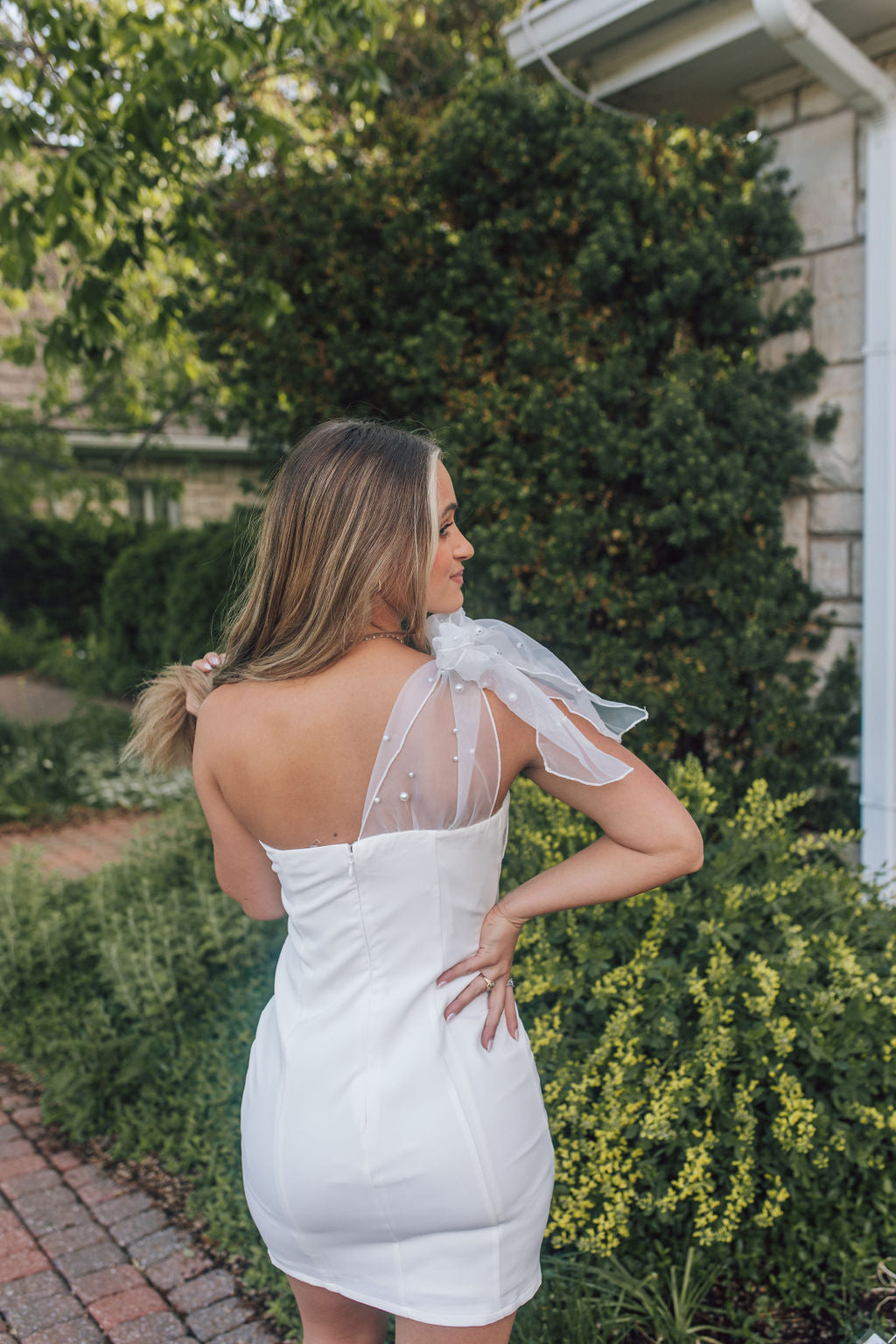 Bridal Moment One Shoulder Dress