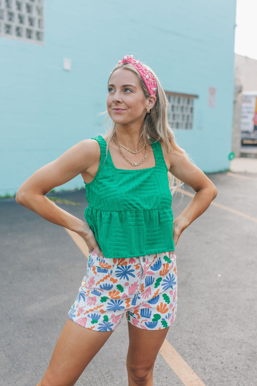 Summer Girl Printed Shorts