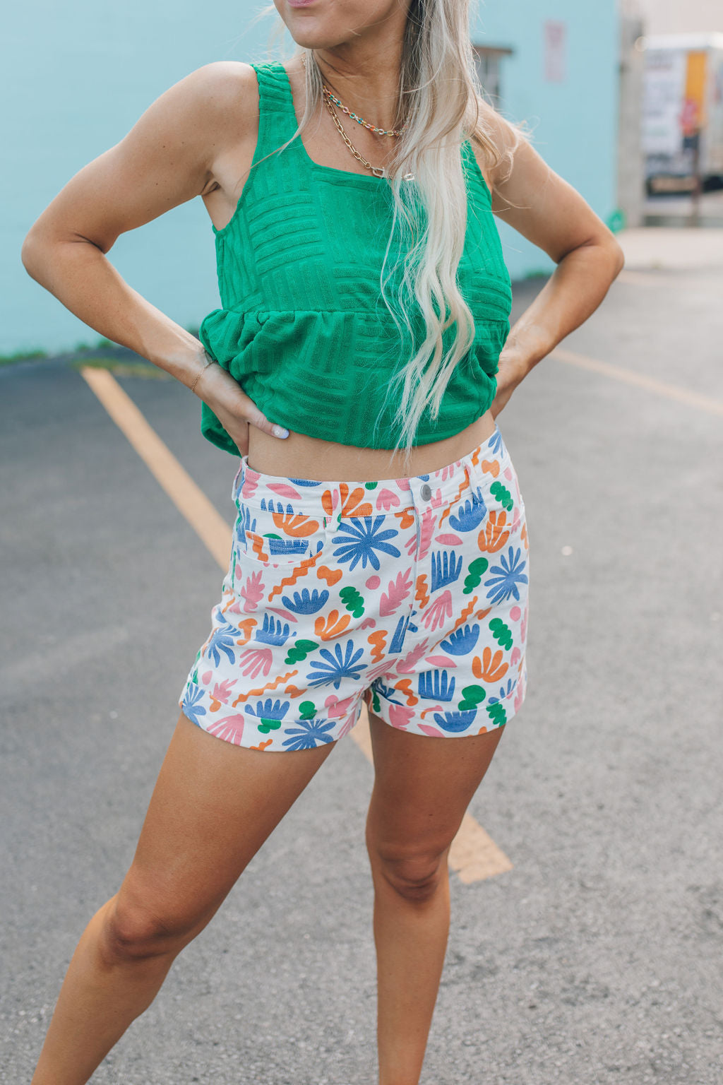 Summer Girl Printed Shorts