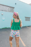 Summer Girl Printed Shorts