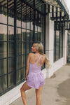 Hot Girl Summer Active Romper-Purple