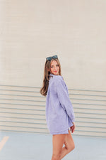 Lucky In Lavender Corduroy Set