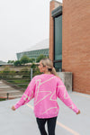 Follow My Own Path Sweater-Candy Pink
