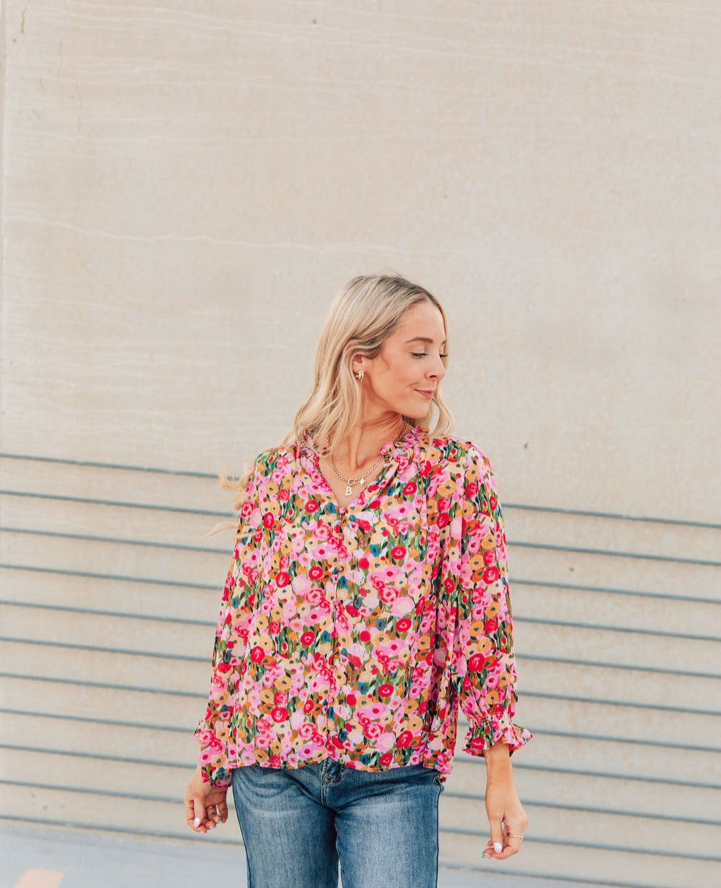 Fall In Florals Blouse