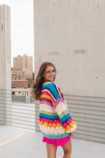 All The Colors Rainbow Cardigan