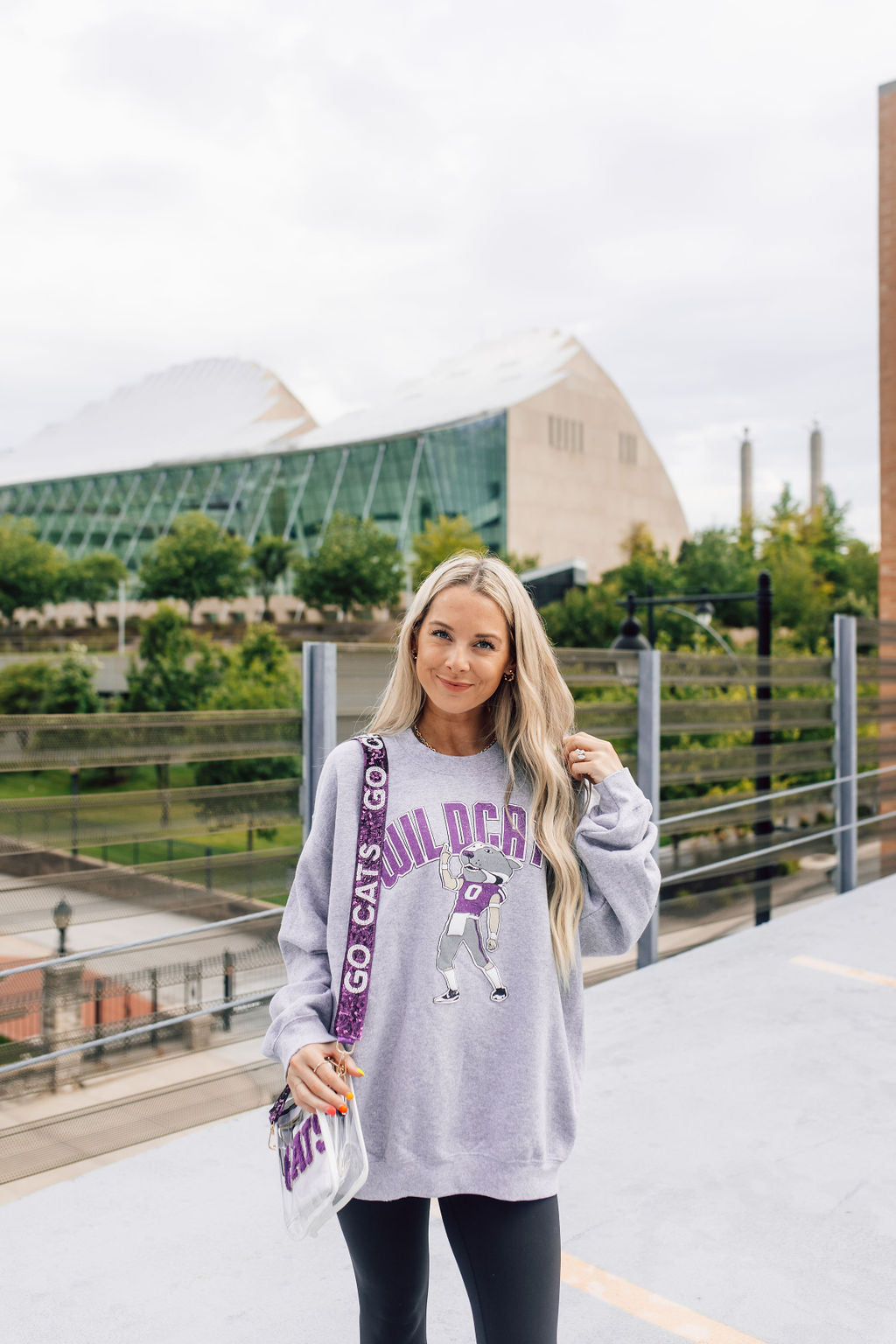 Go Cats Sequin Bag Strap