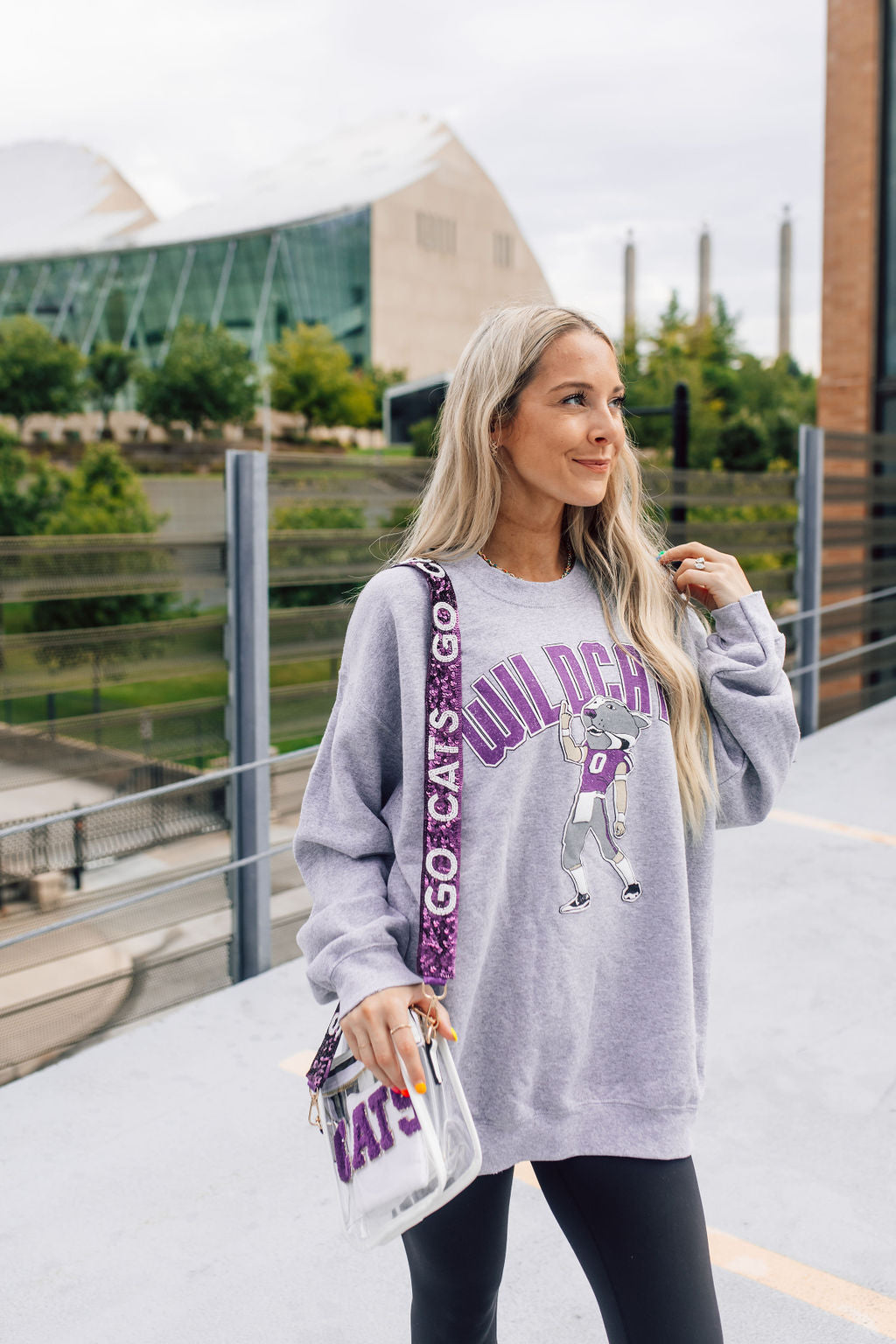 Go Cats Sequin Bag Strap