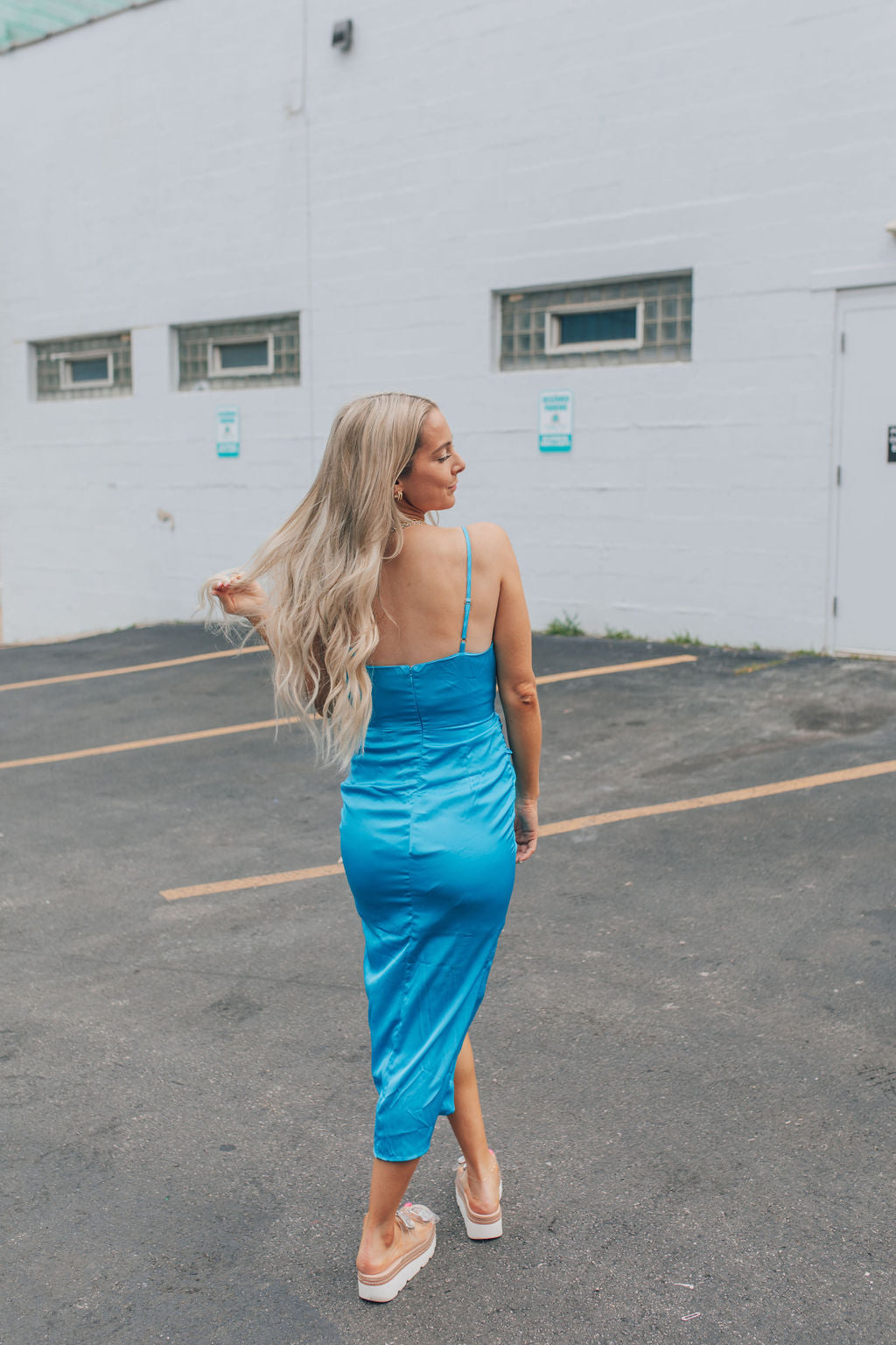 Wishful Thinking Satin Dress