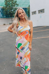 Splash Of Color Maxi Dress
