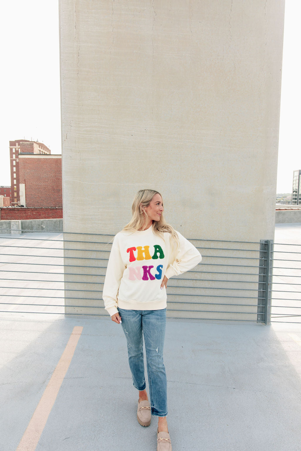 Thanks Rainbow Sweatshirt