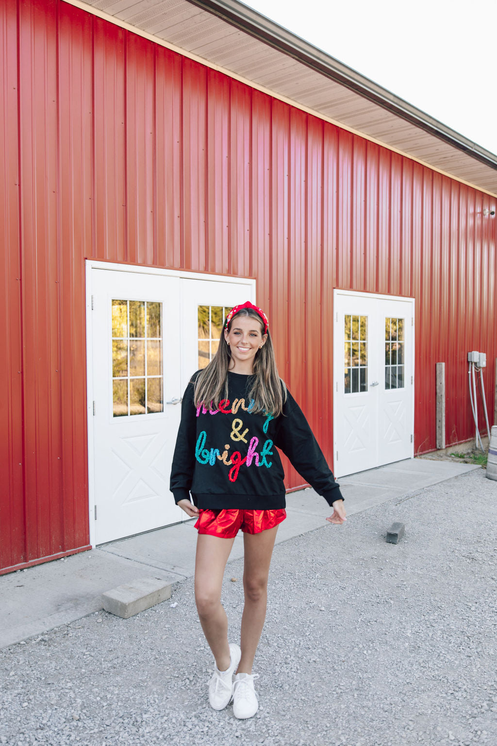 Merry & Bright Tinsel Sweatshirt