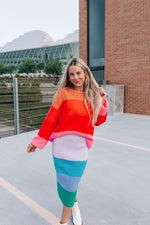 Look For The Rainbow Sweater Set