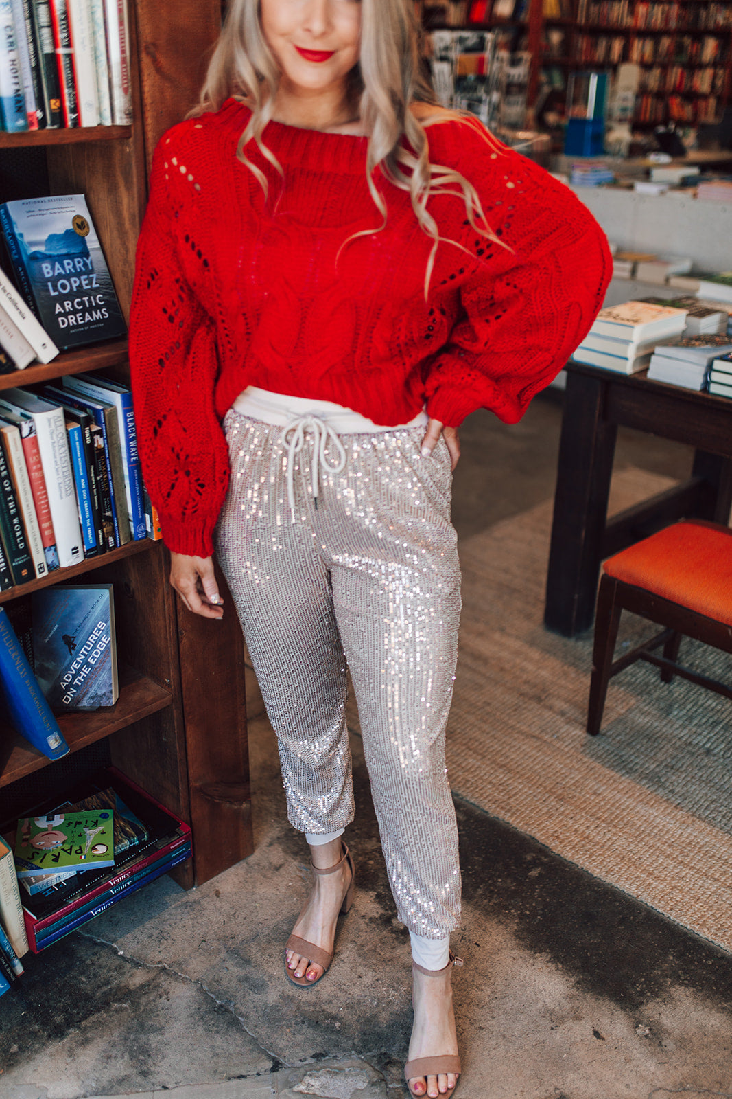 All That Glitters Sequin Joggers