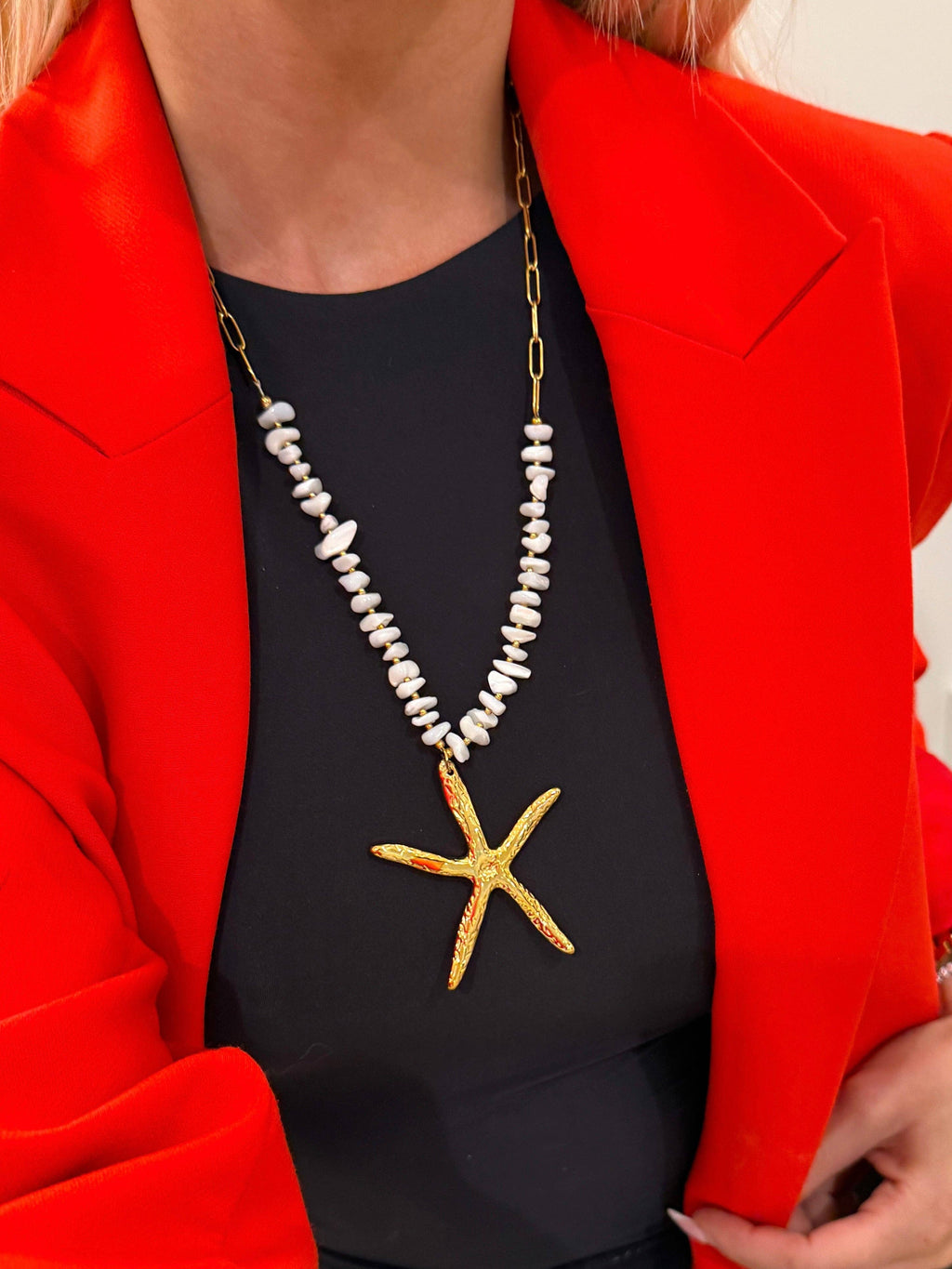 Starfish Beaded Necklace