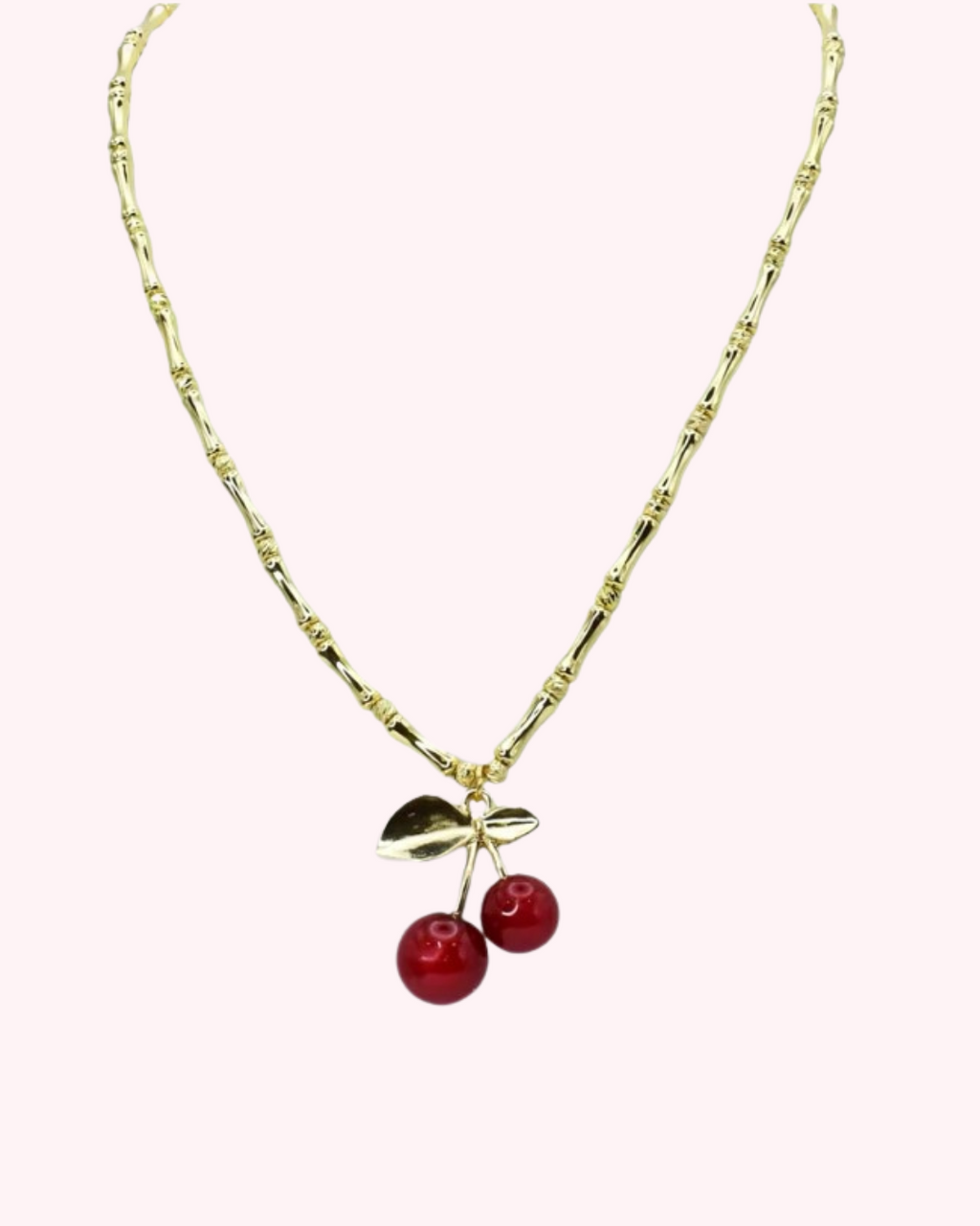 Sweet As Cherries Pendant Necklace