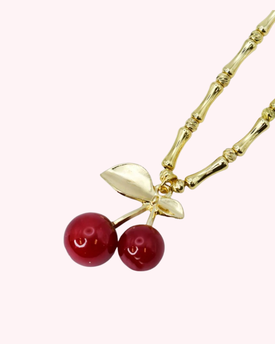Sweet As Cherries Pendant Necklace