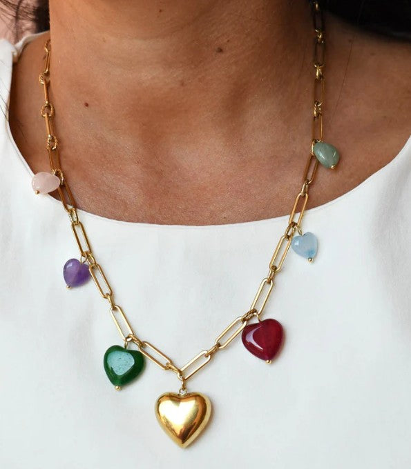 PREORDER: Treasure Jewels Hearts Crush Necklace