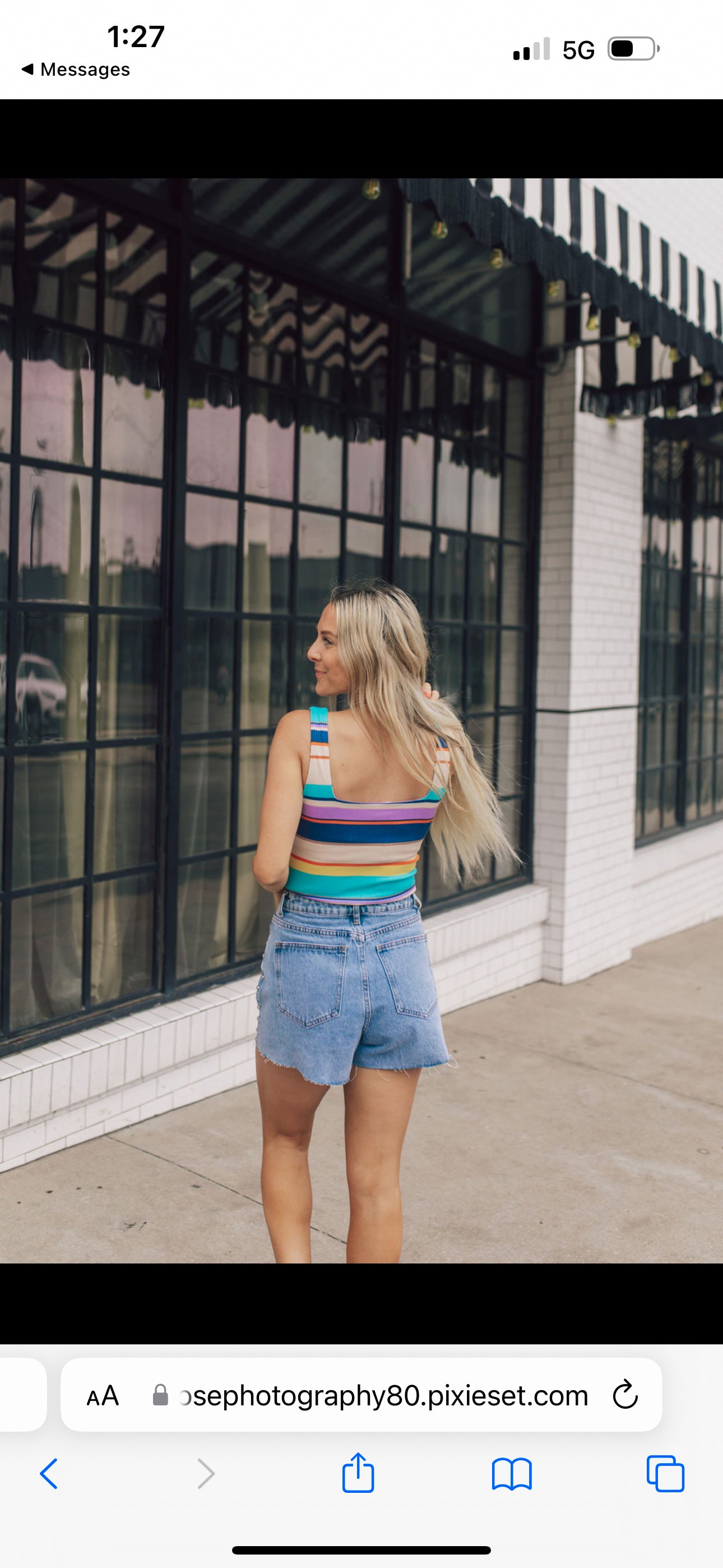 Retro Striped Bodysuit